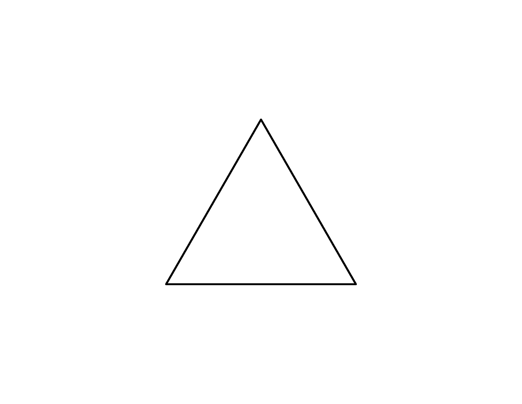 Equilateral Triangle button